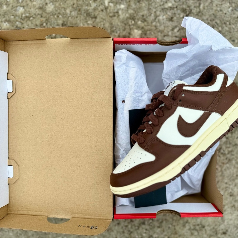 Nike Men's Brown and White Sneakers